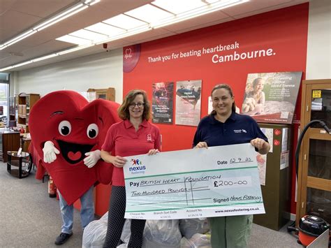 bhf address for donations.